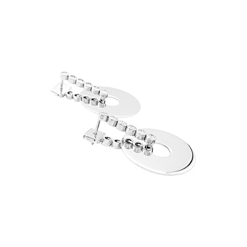Boucles d'oreilles Boucles d'oreilles CHAUMET, "Boréal", en or blanc 750/000 et diamants. 58 Facettes 34882