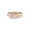 Bague 47 Bague Cartier, "Trinity", trois tons d'or. 58 Facettes 35385