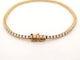 Bracelet bracelet SANS MARQUE maille tennis diamants 0.25ct 17cm or jaune 18k 7g 58 Facettes 273091