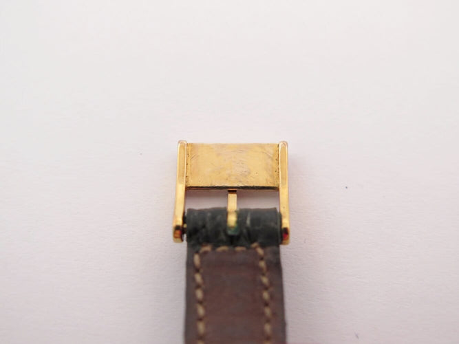 Montre vintage montre baume & mercier pour HERMES ceinture or jaune 18k mecanique 58 Facettes 273007