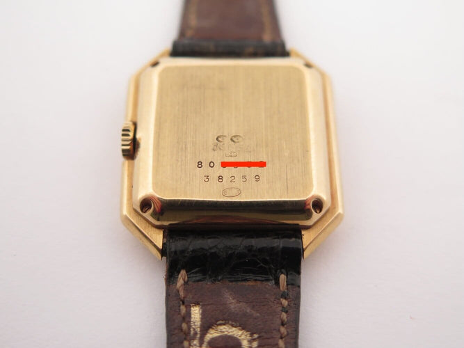 Montre vintage montre baume & mercier pour HERMES ceinture or jaune 18k mecanique 58 Facettes 273007