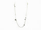 Collier collier HERMES sautoir confettis ex-libris en argent 925 or jaune 58 Facettes 271754