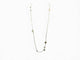 Collier collier HERMES sautoir confettis ex-libris en argent 925 or jaune 58 Facettes 271754
