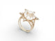 Bague 55 bague H. STERN gravity 21a1q.50 t55 cristal diamant or jaune 18k 58 Facettes 272960