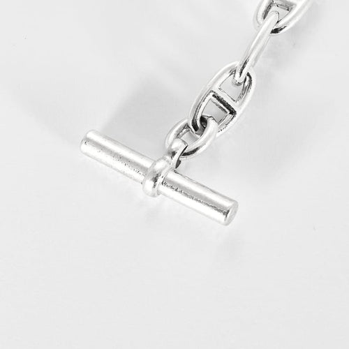 Hermès Bracelet Chaîne d'Ancre en argent 58 Facettes B250115