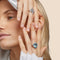 Bague Art déco - Bague en or jaune 18 ct et platine avec diamants taille ancienne 58 Facettes VI-0005