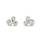 Boucles d'oreilles Signature - Boucles d’oreilles puces en platine et diamants taille ancienne 1,20 ct 58 Facettes EW-0014