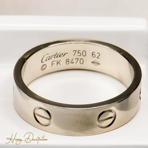 Bague 62 Cartier LOVE - Bague en or blanc 18 carats 58 Facettes 2569