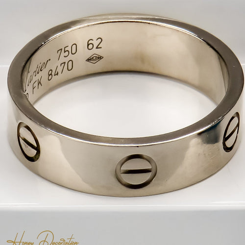 Bague 62 Cartier LOVE - Bague en or blanc 18 carats 58 Facettes 2569