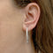 Boucles d'oreilles Boucles d'oreilles Cartier, or blanc et diamants. 58 Facettes 35375