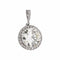 Pendentif Pendentif Solitaire Platine Diamant 58 Facettes 4936103CN