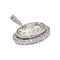 Pendentif Pendentif Solitaire Platine Diamant 58 Facettes 4936103CN