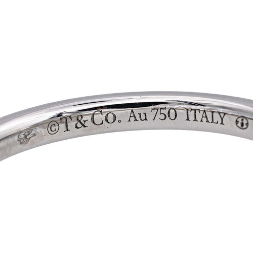 Bague 50 Tiffany & Co Bague T Or blanc Diamant 58 Facettes 5006196RV