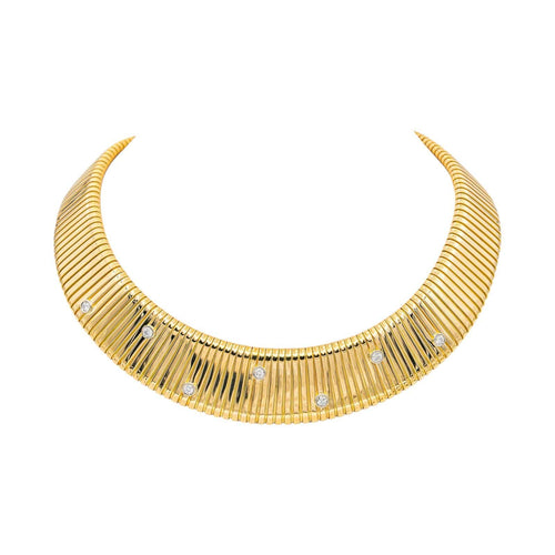 Collier Weingrill Collier  Tubogas  Or jaune Diamant 58 Facettes 4815677CN