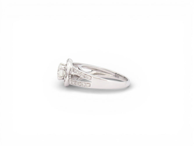 Bague 50 bague MAUBOUSSIN chance of love n5 diamant 0.5ct t50 en or blanc 18k 58 Facettes 272900