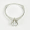 Bague 54 Bague solitaire en or blanc 750 avec diamant 0,50 ct 58 Facettes 2917