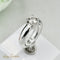 Bague 52 Solitaires - Bague solitaire en or blanc 18 carats et diamant 1,0 ct 58 Facettes 2343