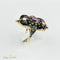 Bague 54 Bague Art nouveau émaillée en or 18K et or blanc, diamants et améthyste 58 Facettes 1725
