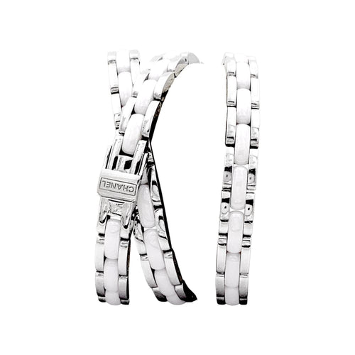 Montre Montre Chanel, "Première", céramique blanche et diamants. 58 Facettes 35397