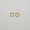 Boucles d'oreilles Créoles or jaune 18 carats serties de diamants 58 Facettes