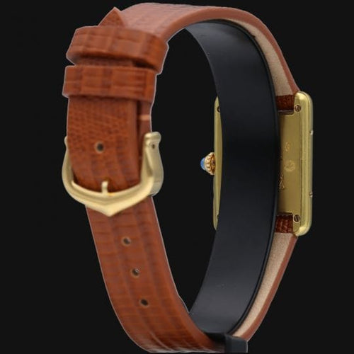 Montre Cartier Montre Must De Cartier Vermeil 58 Facettes MT44361
