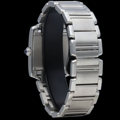 Montre Cartier Tank Française - Montre femme en acier, quartz 58 Facettes MT45317