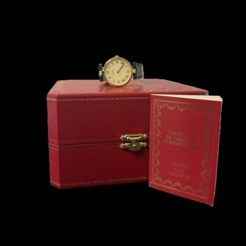 Montre Cartier Montre Must De Cartier Vermeil 58 Facettes MT44873