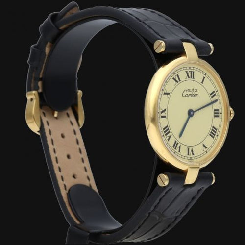 Montre Cartier Montre Must De Cartier Vermeil 58 Facettes MT44873