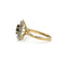 Bague 54 Bague marguerite en or bicolore 750‰, saphir et diamants 58 Facettes 260045R