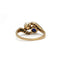 Bague 55 Bague Toi & Moi en or jaune et platine avec saphir et perle 58 Facettes 260031R