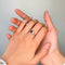 Bague 55 Bague Toi & Moi en or jaune et platine avec saphir et perle 58 Facettes 260031R