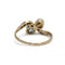 Bague 59 Bague Toi & Moi en or jaune et platine avec diamants et perle 58 Facettes 260012SP