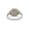 Bague 55 Bague Art déco en or blanc et platine avec diamants 58 Facettes 260003R