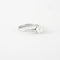 Bague 56.5 Bague Or blanc Perle de culture 58 Facettes