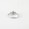 Bague 56.5 Bague Or blanc Perle de culture 58 Facettes