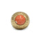 Bague 51 Bague bombée ciselée en or jaune 750‰ et corail rose 58 Facettes 250073SP