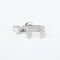Pendentif Pendentif HAI - LA VIE or blanc diamants 58 Facettes