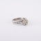 Bague 48 Bague Or blanc et diamants 58 Facettes 150052-T91R