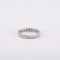 Bague 52 Alliance américaine - Bague en or blanc et diamants 1,76 ct 58 Facettes 220416R