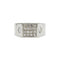 Bague 65 Chevalière Or blanc & Diamants 58 Facettes 220237R