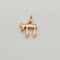 Pendentif Pendentif "HAI" ou rose 18 carats 58 Facettes