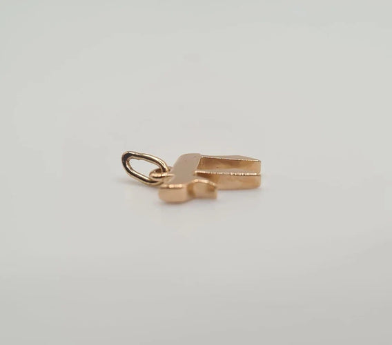 Pendentif Pendentif "HAI" ou rose 18 carats 58 Facettes