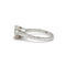 Bague 51 Solitaire - Bague en or blanc, platine et diamant 1,21 ct 58 Facettes 240221R
