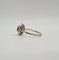 Bague 51 Bague or blanc sertie d’un rubis et diamants anciens 58 Facettes