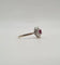Bague 51 Bague or blanc sertie d’un rubis et diamants anciens 58 Facettes