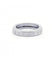 Bague 52 Alliance - Bague en or blanc et diamants 58 Facettes 180245R