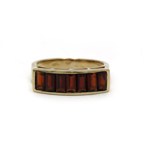 Bague 52 Bague - Or jaune & Grenats 58 Facettes 250207R