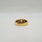 Bague 55 Bague en or jaune 18 carats sertie de diamants 58 Facettes
