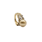 Bague 54 Bague en or jaune 18 carats, perle de culture et diamants 58 Facettes