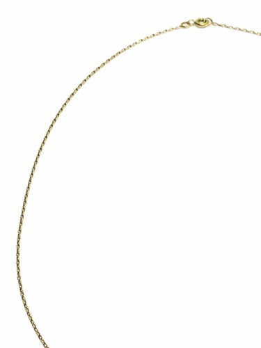 Collier Collier en or rose 18 carats et porcelaine avec diamant brillant 58 Facettes